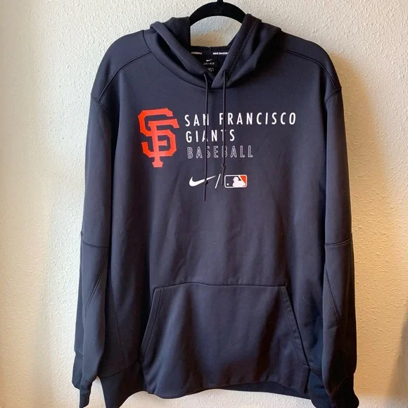 Nike Shirts Nike San Francisco Giants Black Mens Hooded